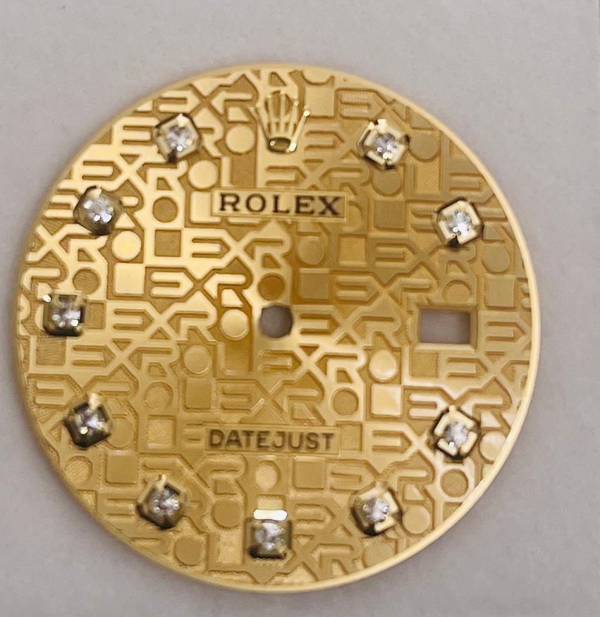 Rolex date just monogram dial